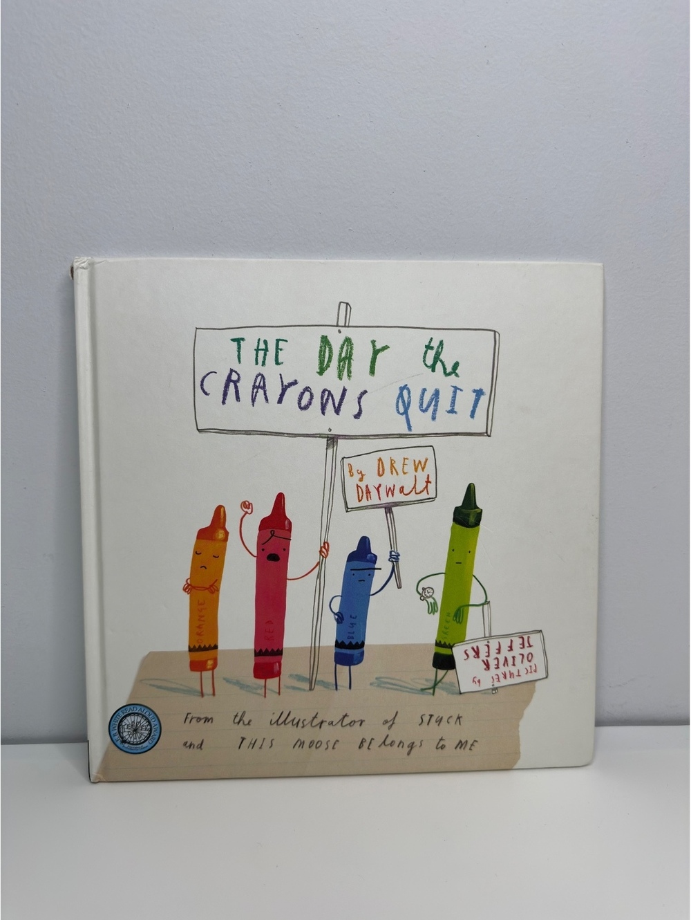 The Day the Crayons Quit Drew Daywalt Oliver Jeffers Hardcover Kids Book